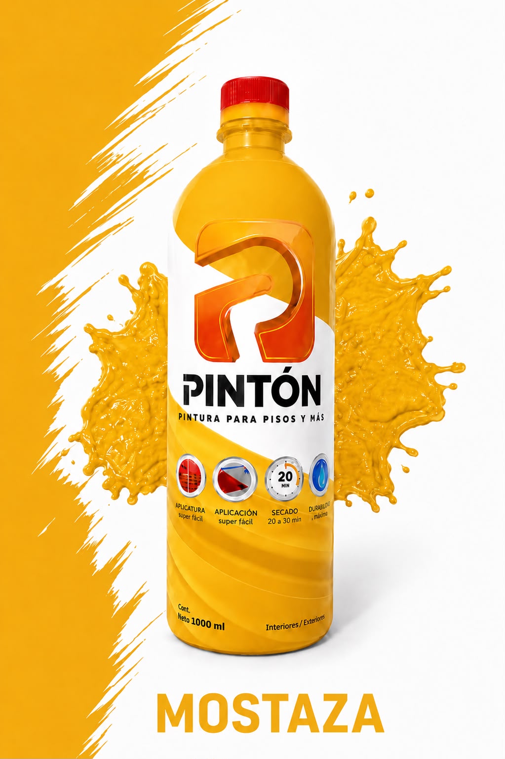 CERA PLASTICA CON EFECTO DE PINTURA COLOR MOSTAZA